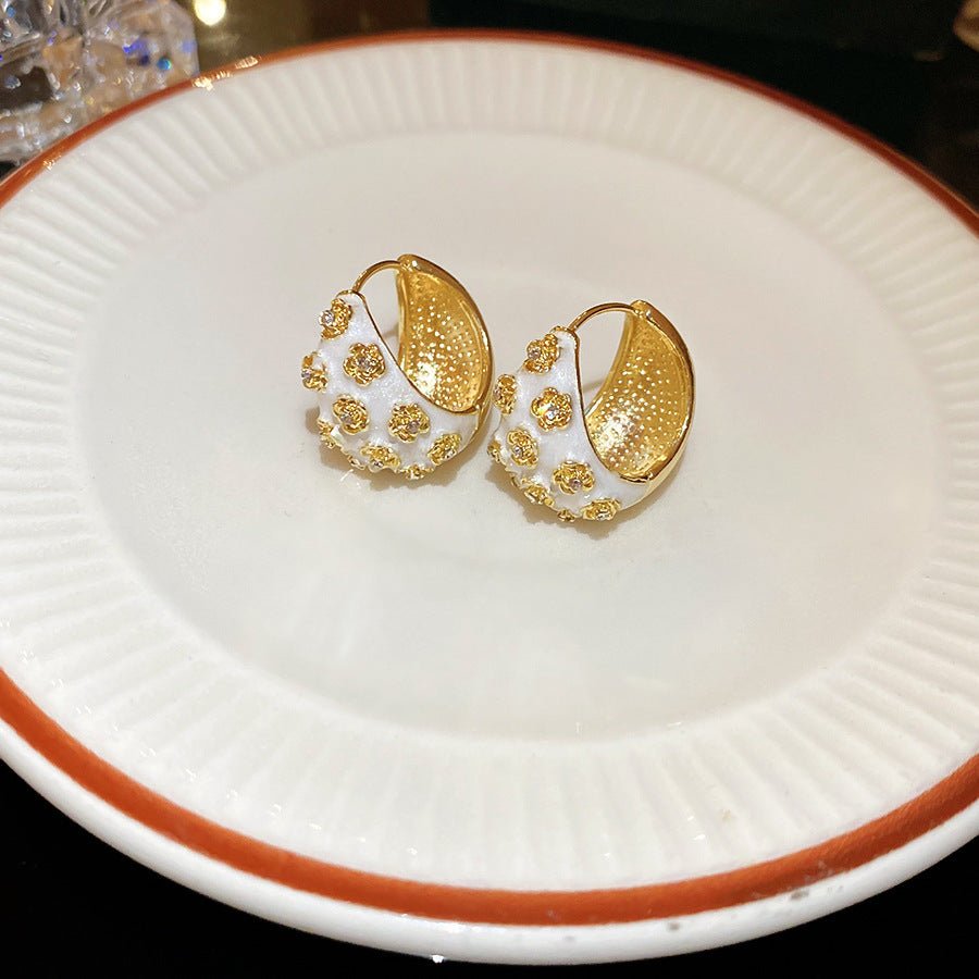 Light Luxury Sweet Fairy Flower Earrings - ACOOE