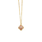 Light Luxury Zircon Flower Pearl Necklace - ACOOE