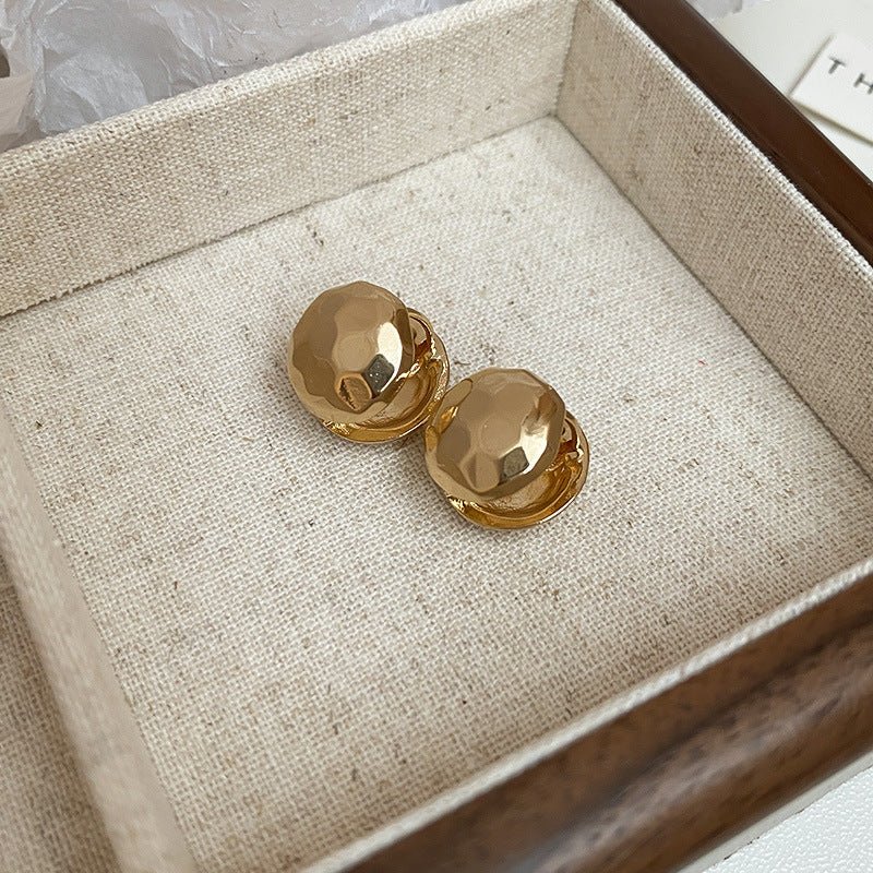 Real Gold Plated Silver Needle Geometric Rectangle Earrings - ACOOE