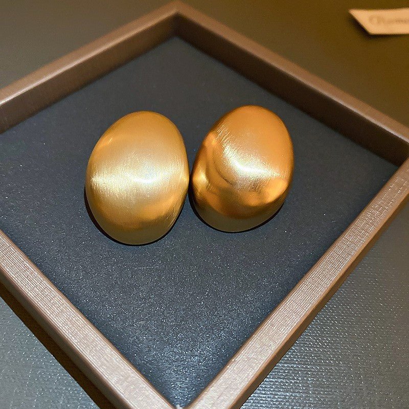 Real Gold Plated Silver Needle Geometric Rectangle Earrings - ACOOE