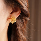 S925 Silver 3D Wheat Earrings - ACOOE