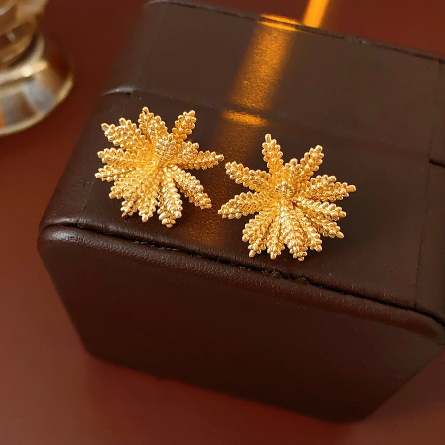 S925 Silver 3D Wheat Earrings - ACOOE