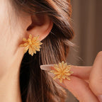 S925 Silver 3D Wheat Earrings - ACOOE