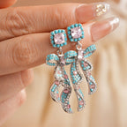 S925 Silver Gold Bowknot earrings Earrings - ACOOE