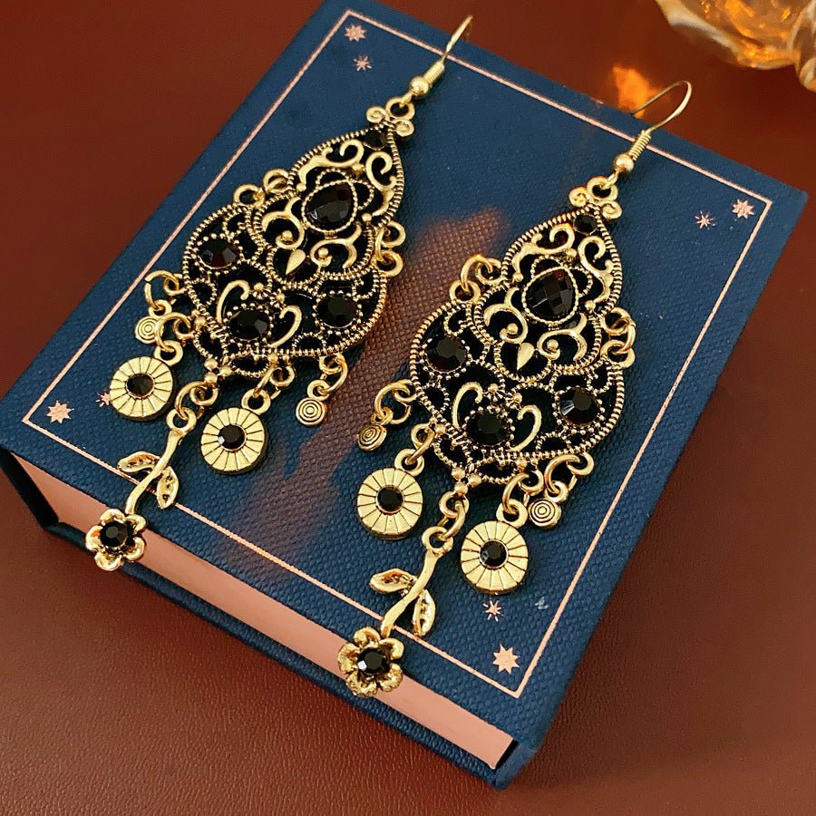 S925 Silver Light Luxury Ethnic Style Earrings - ACOOE