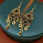 S925 Silver Light Luxury Ethnic Style Earrings - ACOOE
