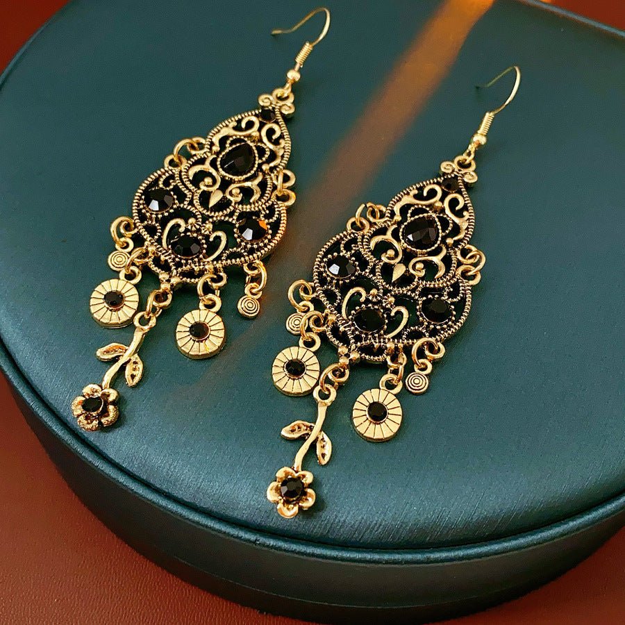 S925 Silver Light Luxury Ethnic Style Earrings - ACOOE