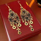 S925 Silver Light Luxury Ethnic Style Earrings - ACOOE