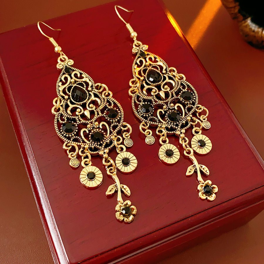 S925 Silver Light Luxury Ethnic Style Earrings - ACOOE