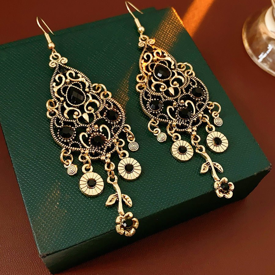 S925 Silver Light Luxury Ethnic Style Earrings - ACOOE