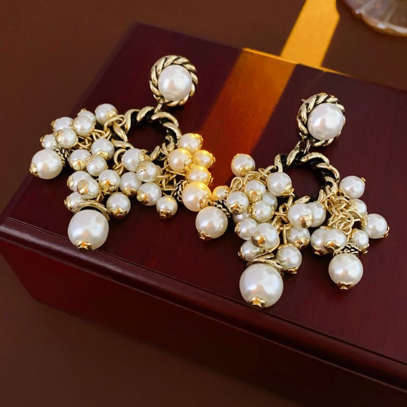 S925 Silver Light Luxury Pearl Earrings - ACOOE