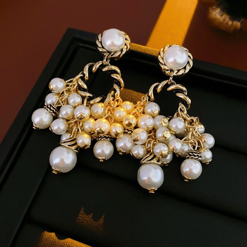 S925 Silver Light Luxury Pearl Earrings - ACOOE