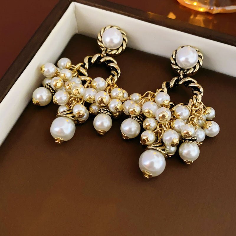 S925 Silver Light Luxury Pearl Earrings - ACOOE