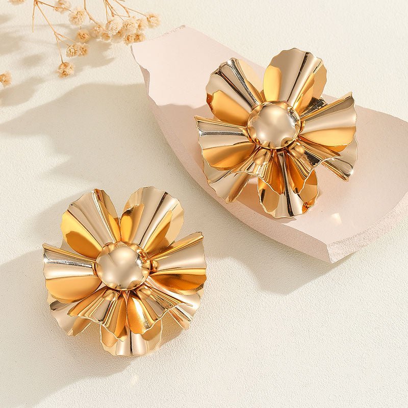 S925 Silver Luxury 3D Flowers Earrings - ACOOE