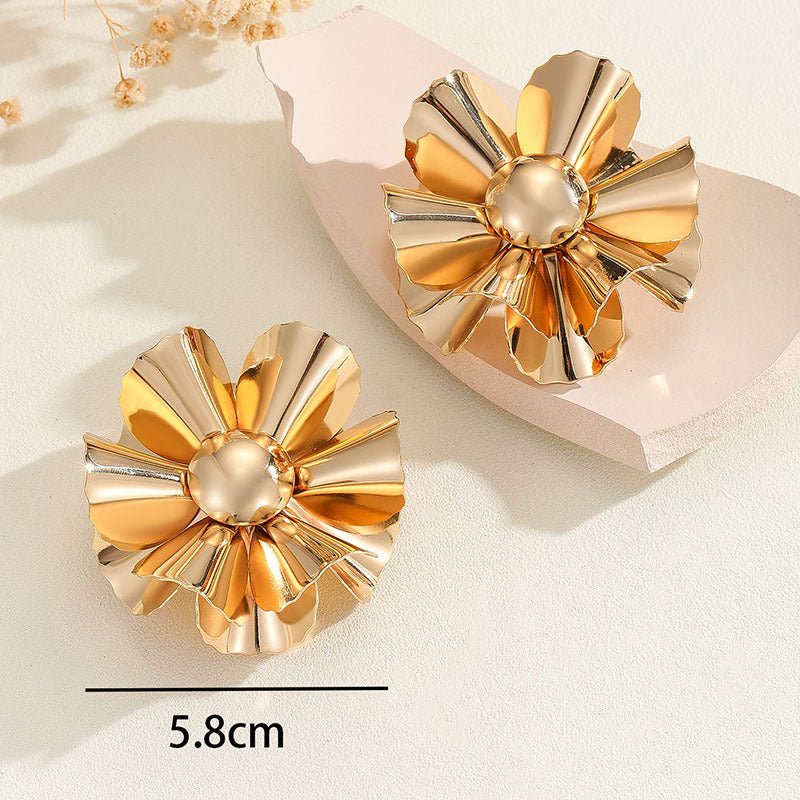 S925 Silver Luxury 3D Flowers Earrings - ACOOE