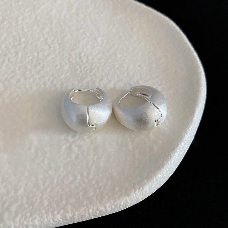 S925 Silver Needle Bead Heart Earrings - ACOOE