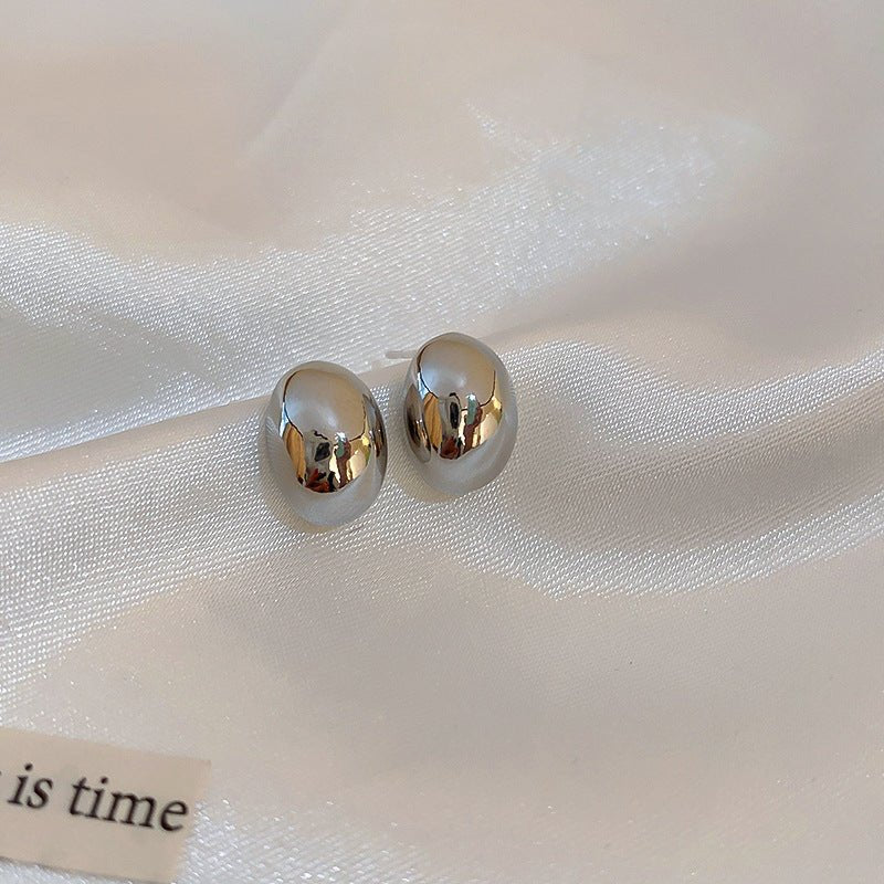 S925 Silver Needle Gold Hoop Earrings - ACOOE