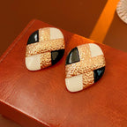 S925 Silver Needle Vintage Oil Drop Earrings - ACOOE