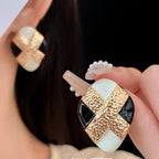 S925 Silver Needle Vintage Oil Drop Earrings - ACOOE