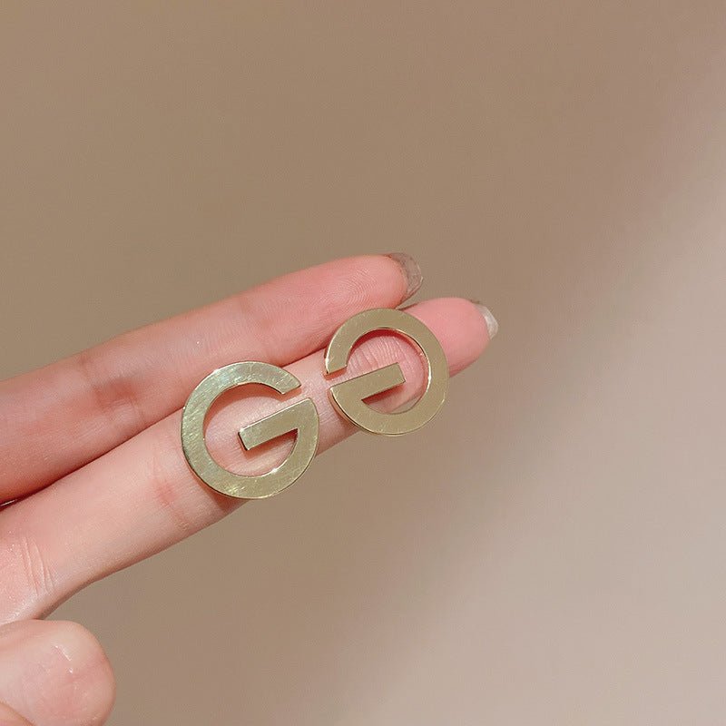 S925 Silver Simple Circular Earrings - ACOOE