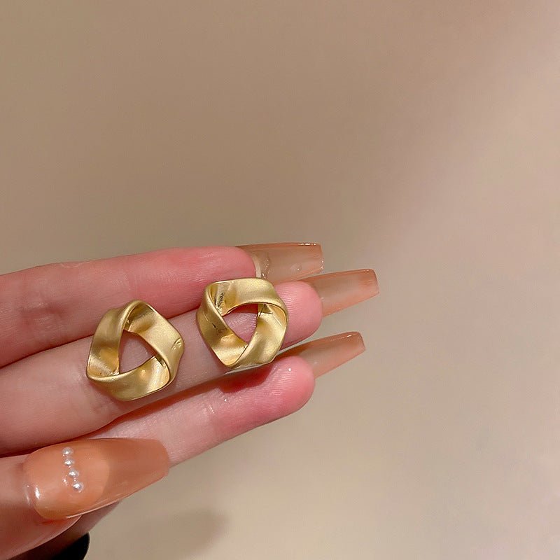 S925 Silver Simple Circular Earrings - ACOOE