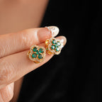 S925 Silver Vintage Clover Earrings - ACOOE
