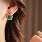 S925 Silver Vintage Clover Earrings - ACOOE