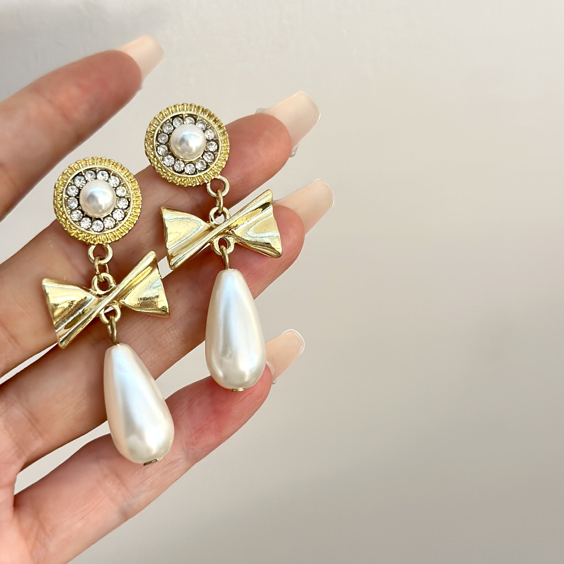 S925 Silver Vintage Cute Pearl Earrings - ACOOE