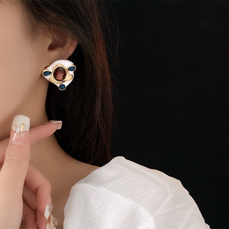 S925 Silver Vintage French Versatile Earrings - ACOOE