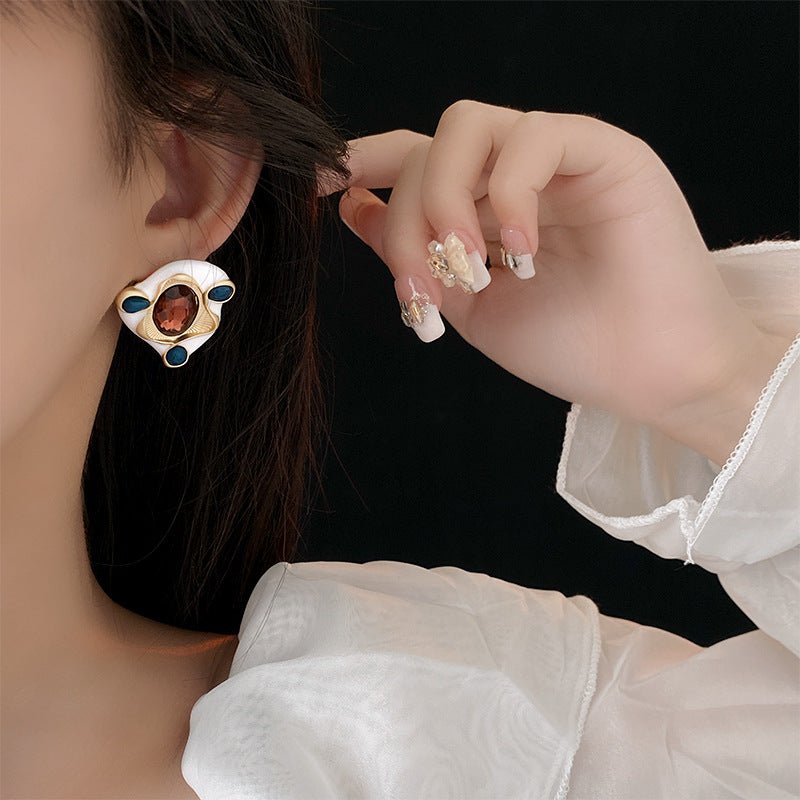 S925 Silver Vintage French Versatile Earrings - ACOOE