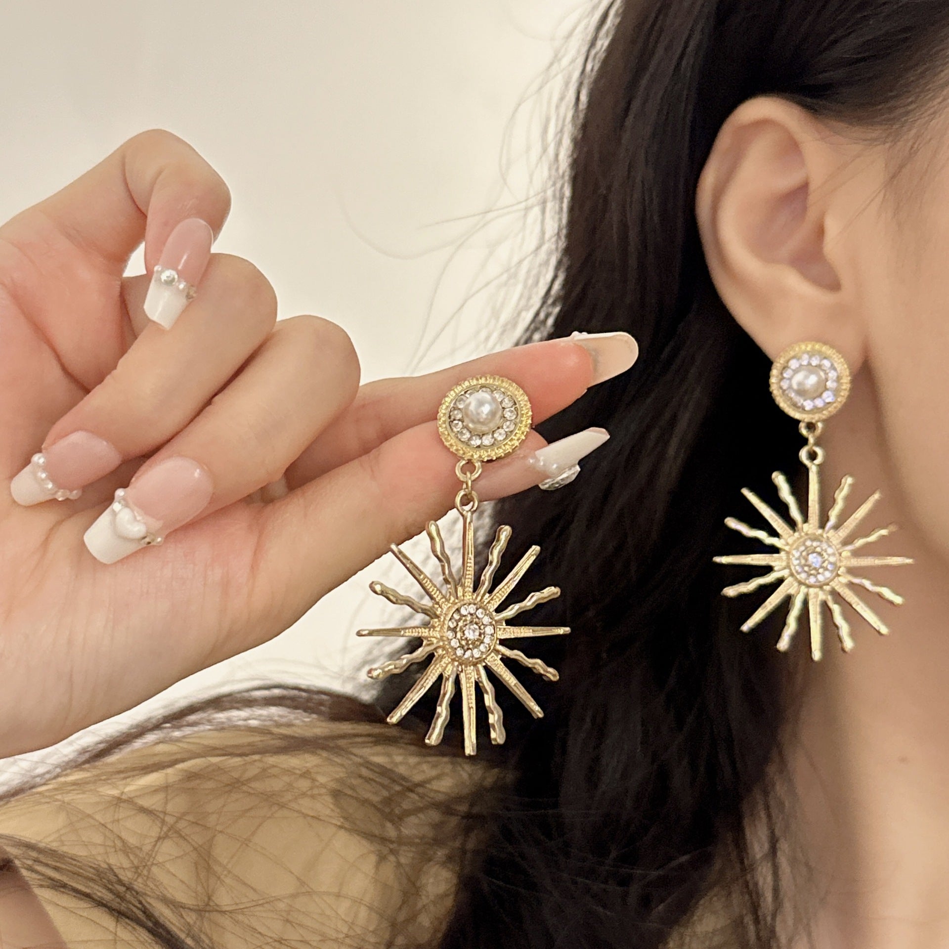 S925 Silver Vintage Sunflower Earrings - ACOOE