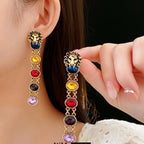 Vintage Diamond - Studded Lion Head Earrings - ACOOE