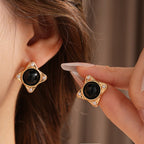 Vintage Diamond - Studded Lion Head Earrings - ACOOE