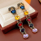 Vintage Diamond - Studded Lion Head Earrings - ACOOE